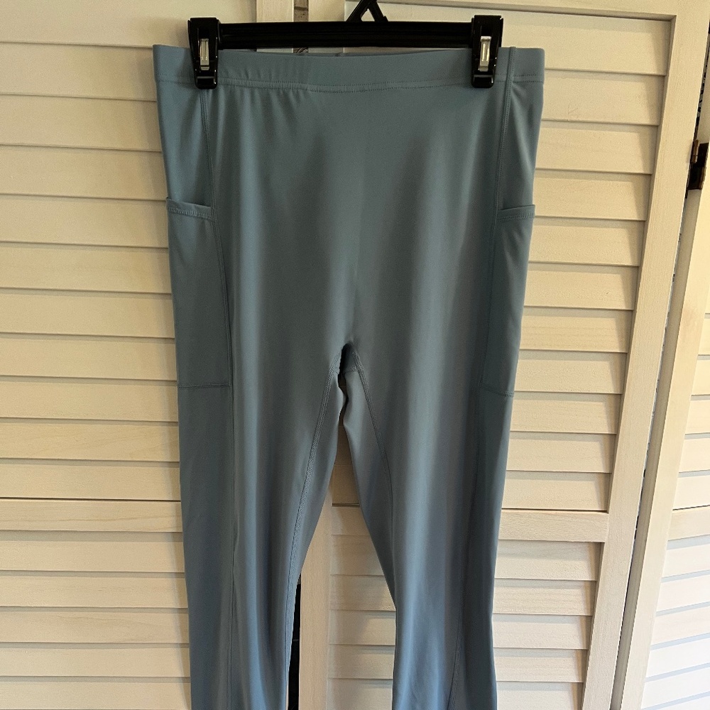 Mono b athletic workout high waisted Yoga Running Leggings Size Large.